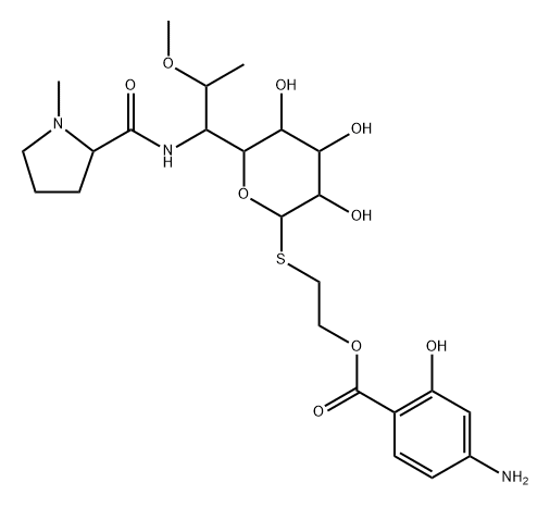 N-Demethyl-7-O-demethyldesalicetin
β-( 4-aminosalicylate) Struktur