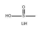 Methanesulfinic acid, lithium salt (9CI) Struktur