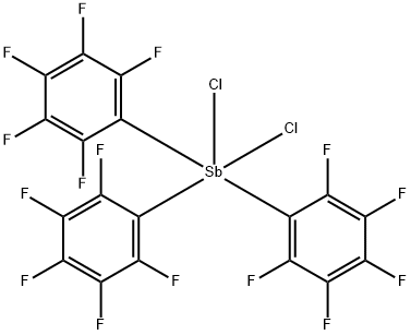 Antimony, dichlorotris(2,3,4,5,6-pentafluorophenyl)-