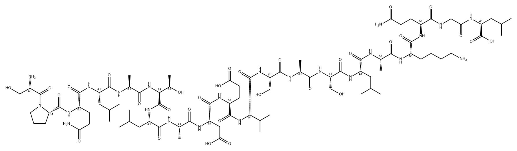 Microtubule-Associated Protein (142-161) (human) Struktur