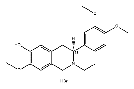 Corytenchine hydrobromide Struktur