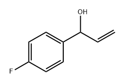 Benzenemethanol, α-ethenyl-4-fluoro- Struktur