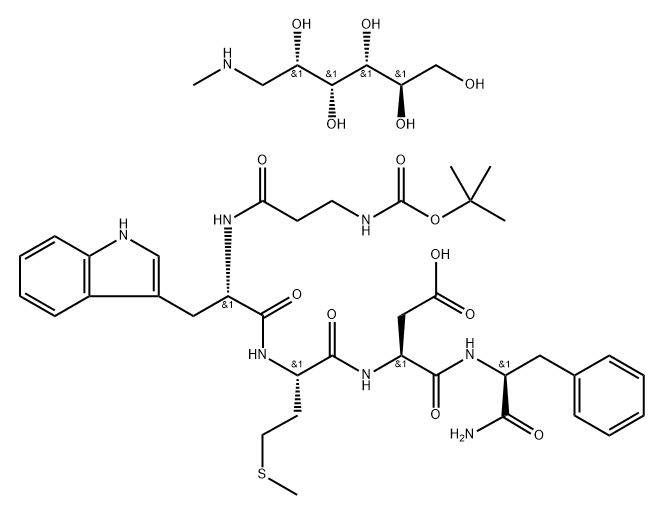 Pentagastrin meglumine Struktur