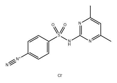 sulfamethazinediazonium Struktur