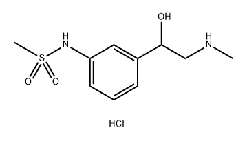 Amidephrine hydrochloride Struktur