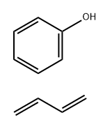 1,3-Butadiene, polymer with phenol Struktur