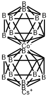 Cesiumdicarbollidecobaltate,COSAN Struktur