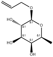 β-L-Galactopyranoside, 2-propen-1-yl 6-deoxy- Struktur