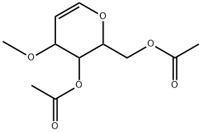 D-arabino-Hex-1-enitol, 1,5-anhydro-2-deoxy-3-O-methyl-, diacetate (9CI) Struktur