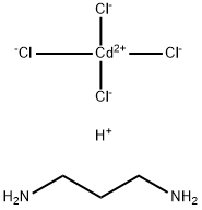 propyldiammonium cadmium tetrachloride Struktur