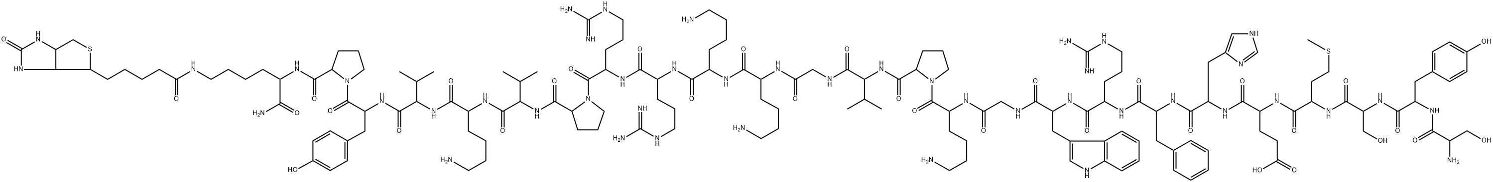 ACTH, biotinyl- Struktur