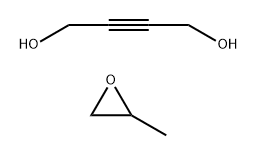 2-Butyn-1,4-diol, reaction product with 1-4.5 moles of methyloxirane Struktur