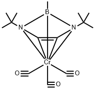 Chromium, [(1,2,3,4,5-η)-1,3-bis(1,1-dimethylethyl)-2,3-dihydro-2-methyl-1H-1,3,2-diazaborole]tricarbonyl- (9CI)