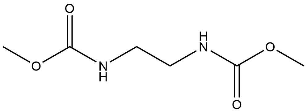 Carbamic acid, N,N'-1,2-ethanediylbis-, C,C'-dimethyl ester Struktur