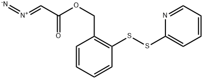 2-(2'-pyridyldithio)benzyldiazoacetate Struktur