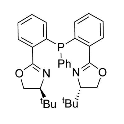 Oxazole, 2,2'-[(phenylphosphinidene)di-2,1-phenylene]bis[4-(1,1-dimethylethyl)-4,5-dihydro-, (4S,4'S)- (9CI) Struktur