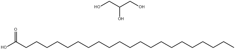 1,2,3-Propanetriol, homopolymer, docosanoate Struktur