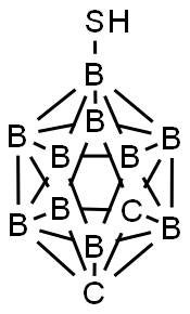 9-Mercapto-o-carborane Struktur