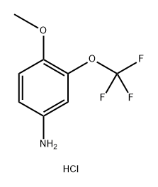 4-methoxy-3-(trifluoromethoxy)aniline hydrochloride Struktur