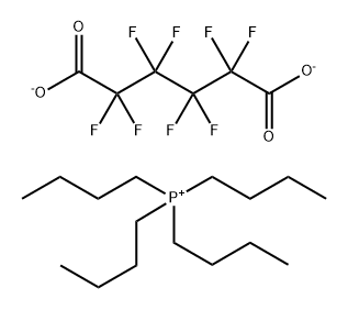 Phosphonium, tetrabutyl-, 1,1,2,2,3,3,4,4-octafluorohexanedioate (2:1) Struktur