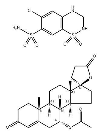 aldactazide Struktur