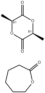 Poly (L-lactide-co-e-caprolactone) Struktur