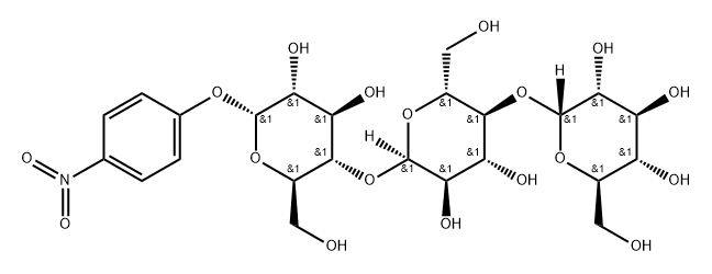 4-Nitrophenyl Beta-maltotrioside Struktur