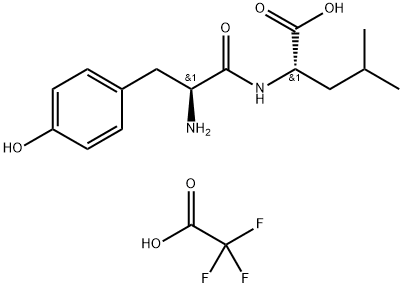 L-Leucine, N-L-tyrosyl-, mono(trifluoroacetate) (9CI) Struktur