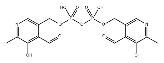 P(1),P(2)-bis(5'-pyridoxal)diphosphate Struktur