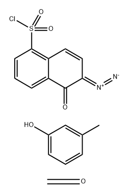 formaldehyde/3-methylphenol/naphthalenesulfonyl chloride Struktur