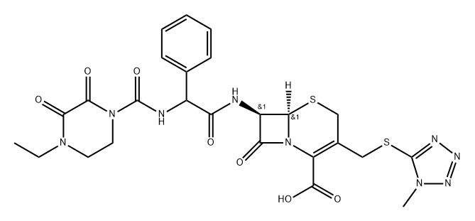 Cefoperazone Impurity 11 Struktur