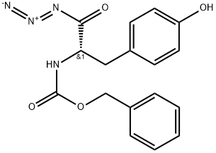 Carbamic acid, [2-azido-1-[(4-hydroxyphenyl)methyl]-2-oxoethyl]-, phenylmethyl ester, (S)- (9CI)