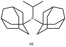 Phosphine, (1-methylethyl)bis(tricyclo[3.3.1.13,7]dec-1-yl)-, hydriodide (9CI) Struktur