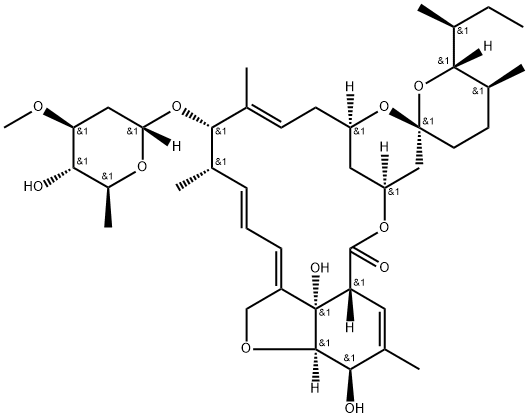 IverMectin B1 Mono-sugar Derivative Struktur