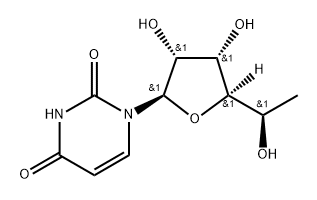 5'(R)-C-Methyluridine Struktur