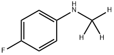 Benzenamine, 4-fluoro-N-(methyl-d3)- (9CI) Struktur