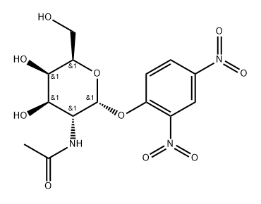 α-D-Galactopyranoside, 2,4-dinitrophenyl 2-(acetylamino)-2-deoxy- Struktur