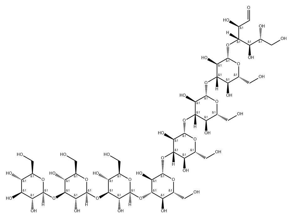 Laminarioctaose Struktur