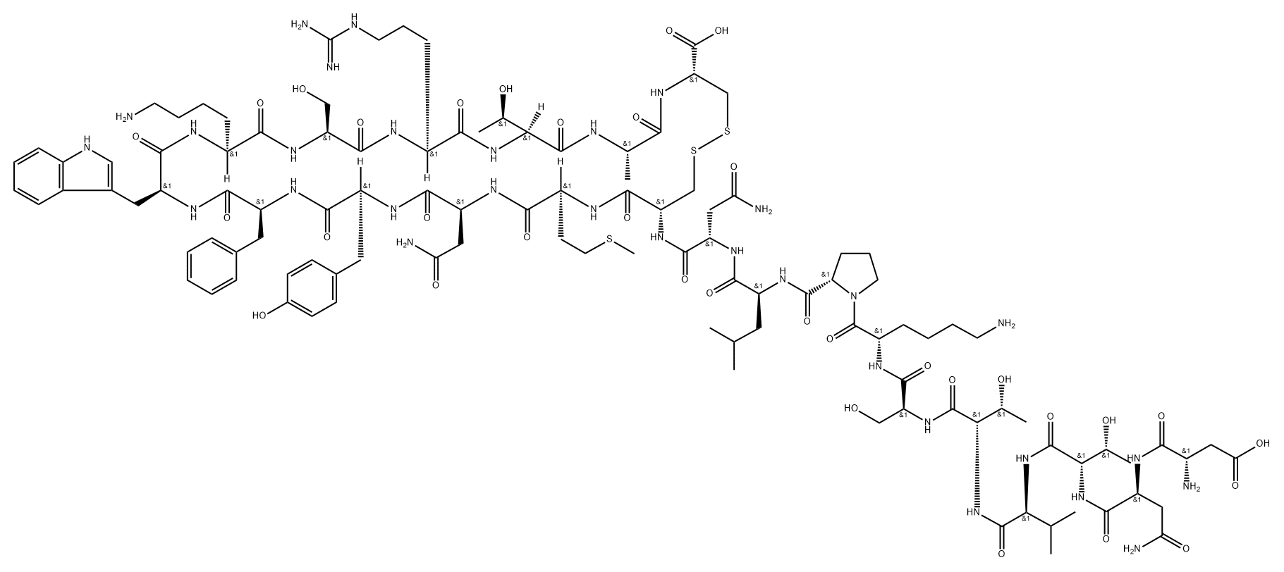 somatostatin-22 Struktur