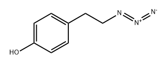 4-(2-Azidoethyl)phenol Struktur