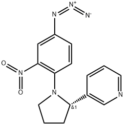 N-4-azido-2-nitrophenylnornicotine Struktur