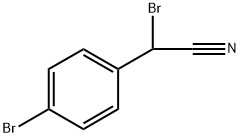 Benzeneacetonitrile, α,4-dibromo- Struktur