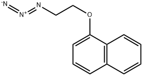 Naphthalene, 1-(2-azidoethoxy)- Struktur