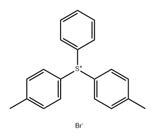 phenyldi-p-tolylsulfonium bromide Struktur