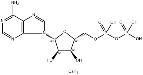 Adenosine 5'-(trihydrogen diphosphate), calcium salt (1:1) Struktur