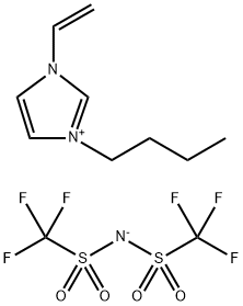 1‐BUTYL‐3‐VINYLIMIDAZOLIUM BIS(TRIFLUOROMETHYLSULFONYL)IMIDE Struktur