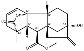 Gibb-3-ene-1,10-dicarboxylic acid, 4a,7-dihydroxy-1-methyl-8-methylene-, 1,4a-lactone, 10-methyl ester, (1α,4aα,4bβ,10β)- (9CI)