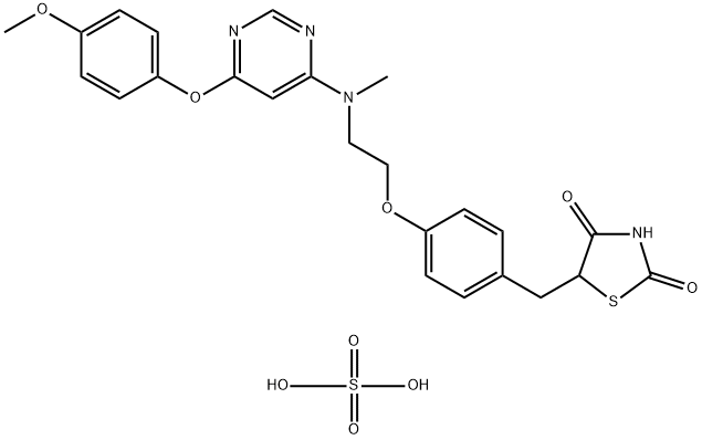 Lobeglitazone Sulfate Struktur