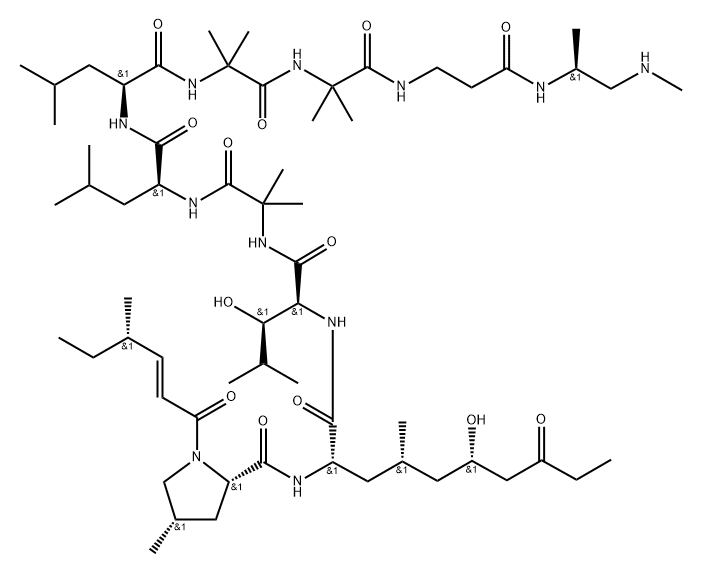 leucinostatin B Struktur