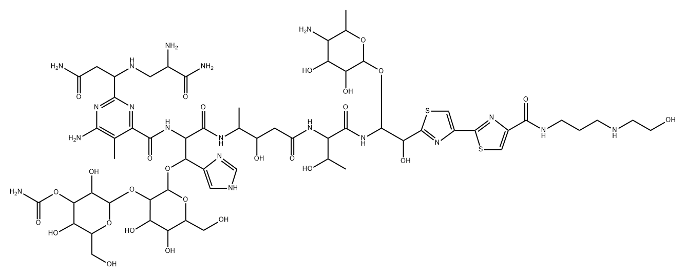 Tallysomycin S(sub 6b) copper complex Struktur